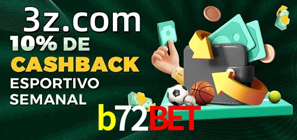 10% de bônus de cashback na b72bet